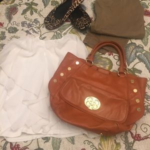 Burnt Orange Genuine Leather Emma Fox Handbag
